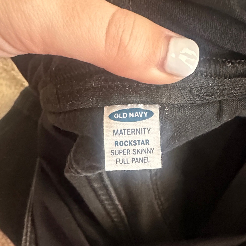 Maternity jeans size large bundle - image 4